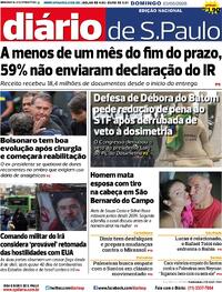 Capa Diário de São Paulo 03/05/2026