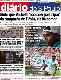 Capa Diário de São Paulo 03/07/2026