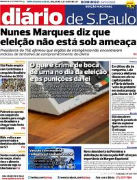 Capa Jornal Diário de São Paulo