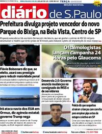 Capa Diário de São Paulo 05/05/2026