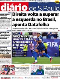 Capa Diário de São Paulo 05/07/2026