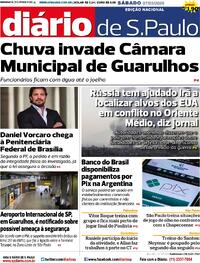 Capa do jornal Diário de São Paulo 07/03/2026