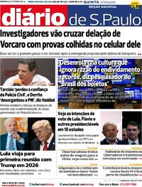 Capa Diário de São Paulo 07/05/2026