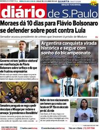 Capa Diário de São Paulo 08/07/2026