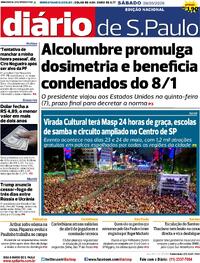 Capa Diário de São Paulo 09/05/2026