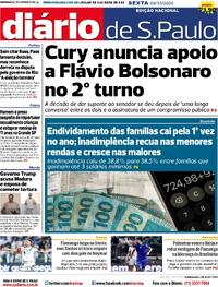 Capa Jornal Diário de São Paulo