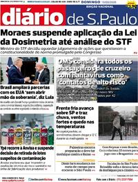 Capa Diário de São Paulo 10/05/2026