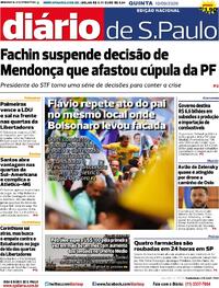 Capa Diário de São Paulo 10/09/2026