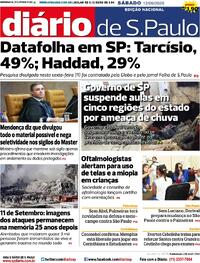Capa Jornal Diário de São Paulo