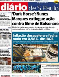 Capa Jornal Diário de São Paulo