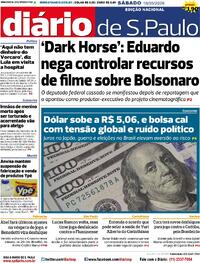 Capa Diário de São Paulo 16/05/2026