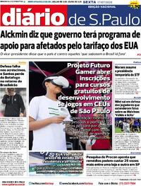 Capa Jornal Diário de São Paulo