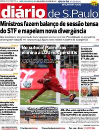 Capa Jornal Diário de São Paulo