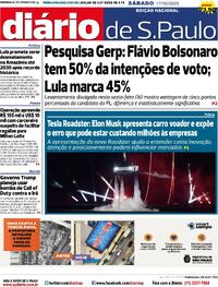 Capa Jornal Diário de São Paulo