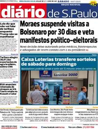 Capa Jornal Diário de São Paulo