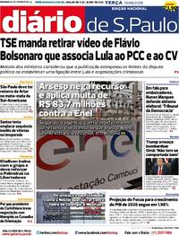 Capa Jornal Diário de São Paulo