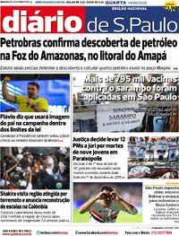 Capa Diário de São Paulo 19/08/2026