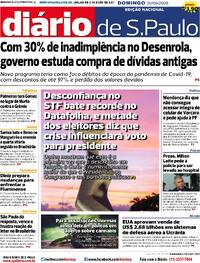 Capa Jornal Diário de São Paulo
