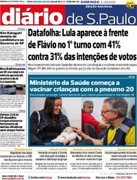 Capa Jornal Diário de São Paulo