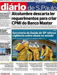 Capa Diário de São Paulo 22/05/2026