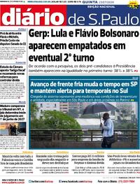 Capa Diário de São Paulo 23/07/2026
