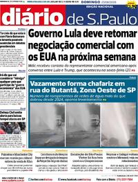 Capa Diário de São Paulo 23/08/2026