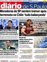 Capa Diário de São Paulo 26/05/2026