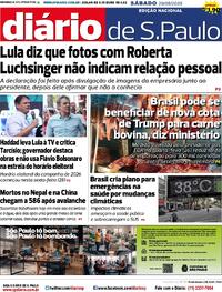 Capa Diário de São Paulo 29/08/2026