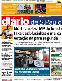 Capa Diário de São Paulo 30/08/2026