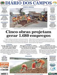 Capa do jornal Diário dos Campos 02/09/2020