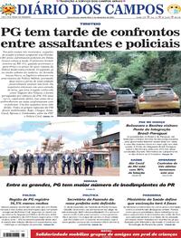 Capa do jornal Diário dos Campos 02/12/2020
