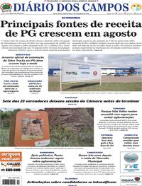 Capa do jornal Diário dos Campos 03/09/2020