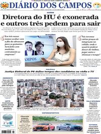 Capa do jornal Diário dos Campos 03/10/2020