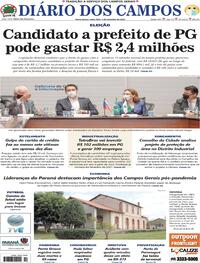 Capa do jornal Diário dos Campos 04/09/2020