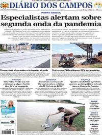 Capa do jornal Diário dos Campos 04/11/2020