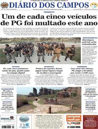 Capa do jornal Diário dos Campos 05/09/2020