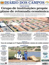 Capa do jornal Diário dos Campos 06/10/2020