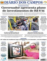 Capa do jornal Diário dos Campos 08/10/2020