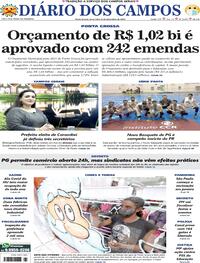Capa do jornal Diário dos Campos 08/12/2020