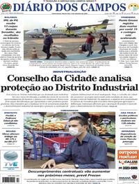 Capa do jornal Diário dos Campos 09/09/2020