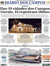 Capa do jornal Diário dos Campos 10/09/2020