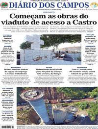 Capa do jornal Diário dos Campos 11/08/2020