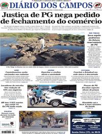 Capa do jornal Diário dos Campos 17/04/2020