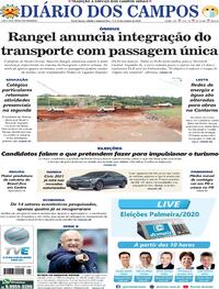 Capa do jornal Diário dos Campos 17/10/2020