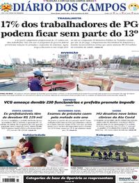 Capa do jornal Diário dos Campos 18/11/2020