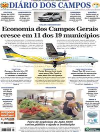 Capa do jornal Diário dos Campos 19/09/2020