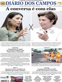Capa do jornal Diário dos Campos 21/11/2020