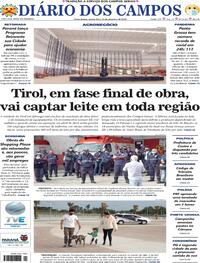 Capa do jornal Diário dos Campos 23/09/2020