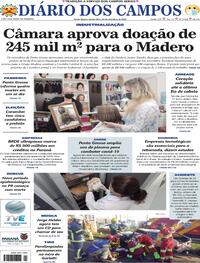 Capa do jornal Diário dos Campos 24/09/2020