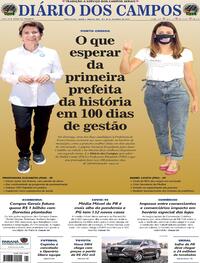 Capa do jornal Diário dos Campos 28/11/2020